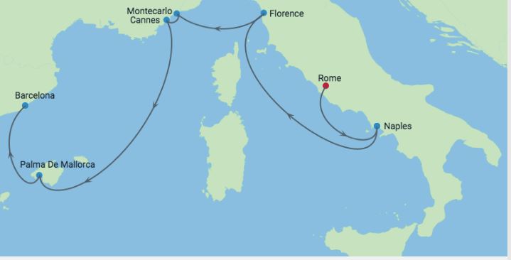 Celebrity Edge Map