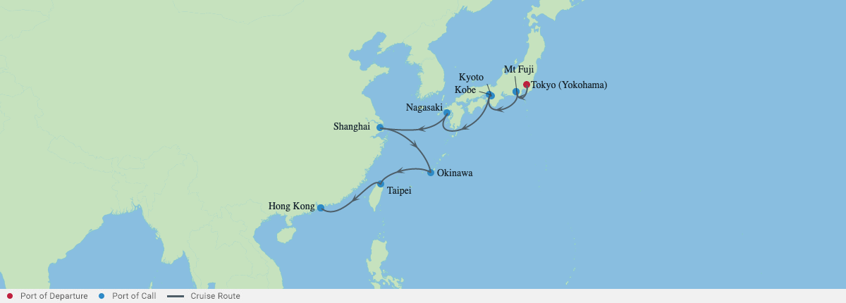 Japan, China & Taiwan Cruise