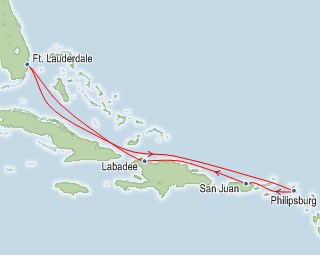 Royal Caribbean Harmony of the Seas Map