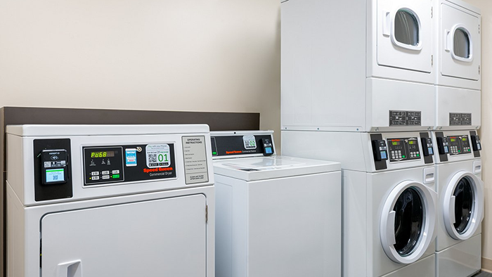 The laundry equipment at the Hyatt House Tampa Airport / Westshore hotel.