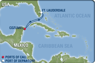 Royal Caribbean Independence of the Seas Map
