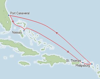 Royal Caribbean Oasis of the Seas Map